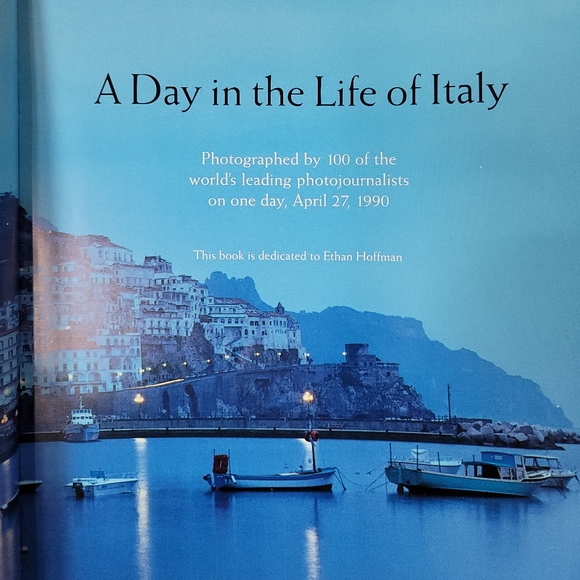 VTG 90s A Day in the Life of Italy Picture Book - Picture 9 of 16